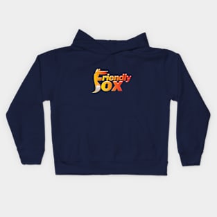 Friendly Fox design Kids Hoodie